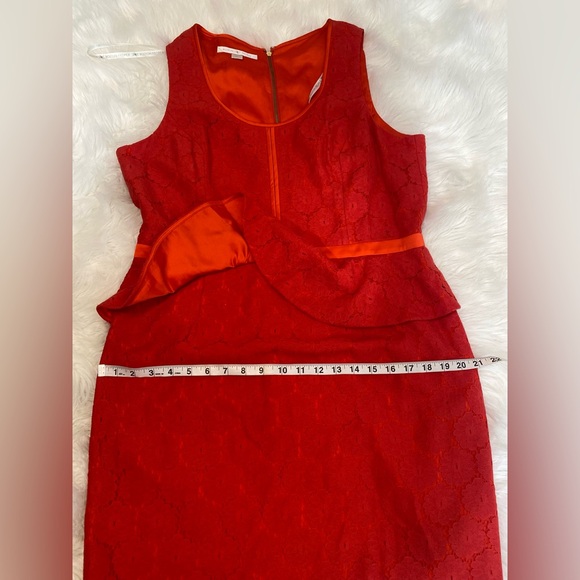 #495 BOSTON PROPER Peplum Dress size 16 - Picture 9 of 11